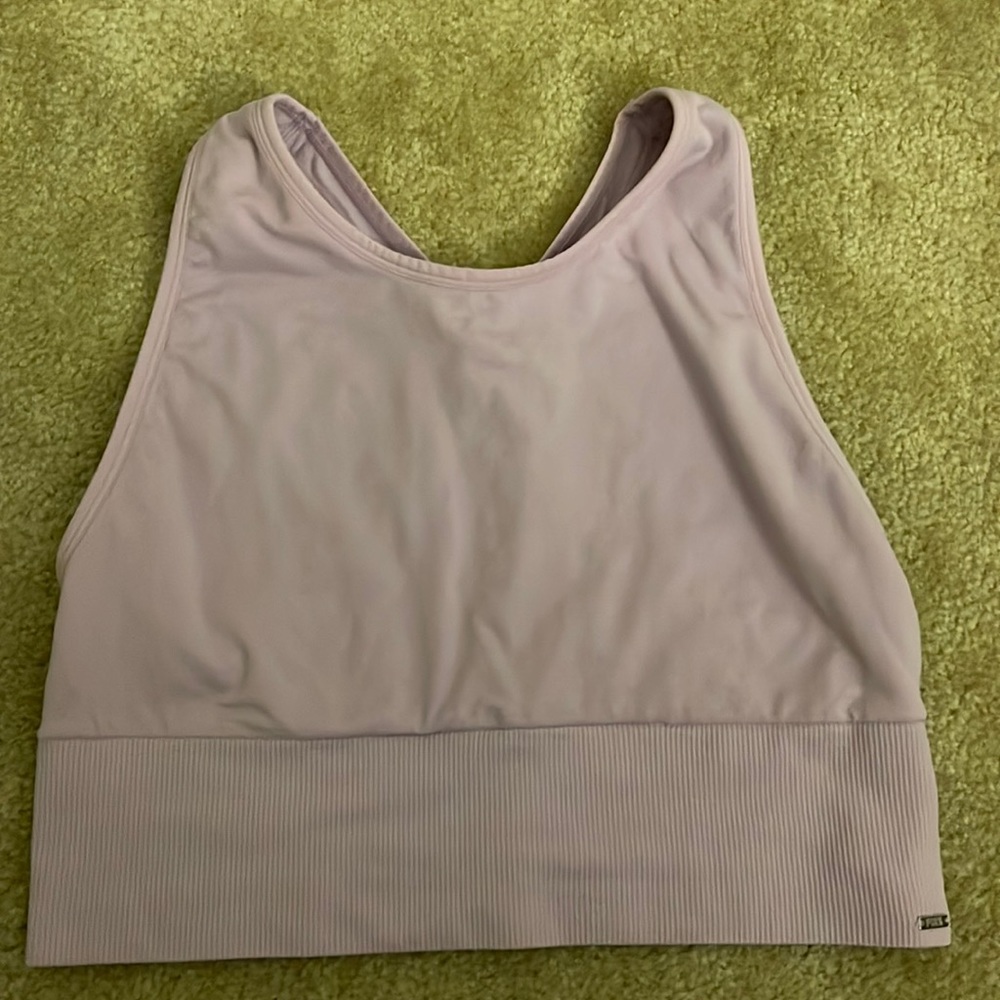 PINK Sports Bra Size XL Color Lavender